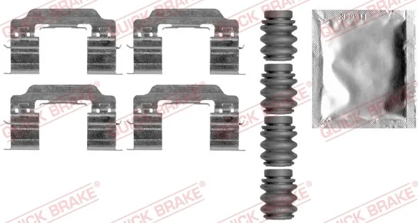 Ремкомплект тормозов передних 1090007 Quick Brake