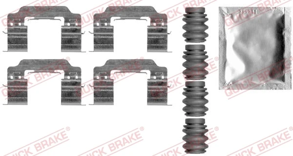 Ремкомплект тормозов передних QUICK BRAKE 1090007