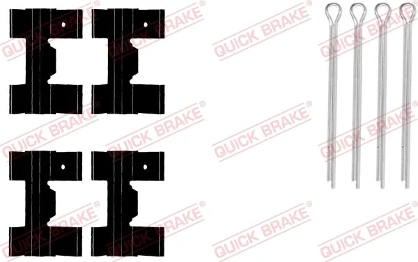 Ремкомплект тормозов передних 1090951 Quick Brake