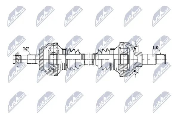 Задняя полуось NPWME205 NTY