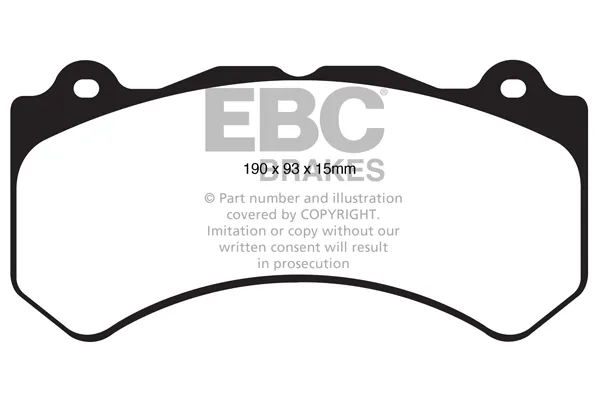 Передние тормозные колодки DP41853R EBC Brakes