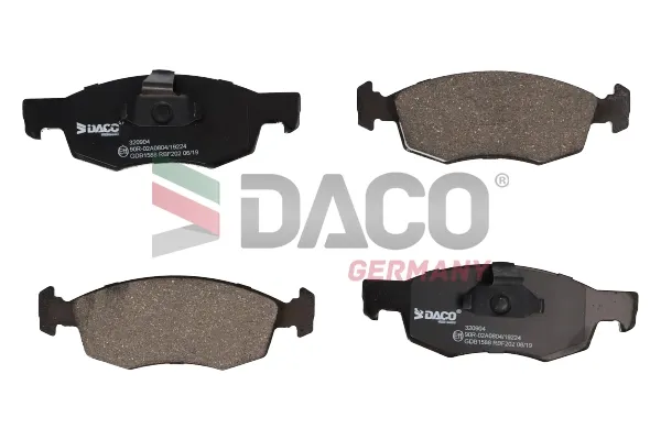 Передние тормозные колодки 320904 Daco