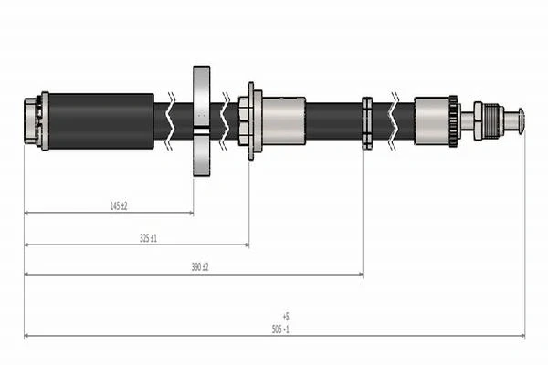 Шланг тормозной передний C900594A Cavo