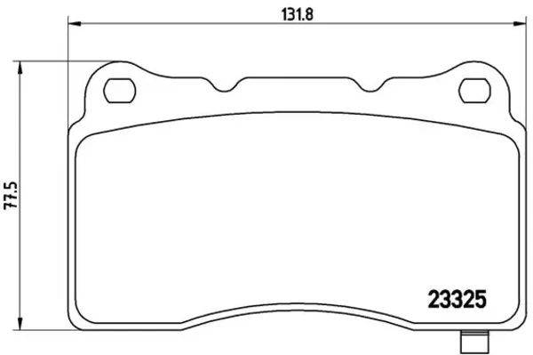 Передние тормозные колодки P59079 Brembo