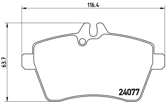Передние тормозные колодки P50056 Brembo