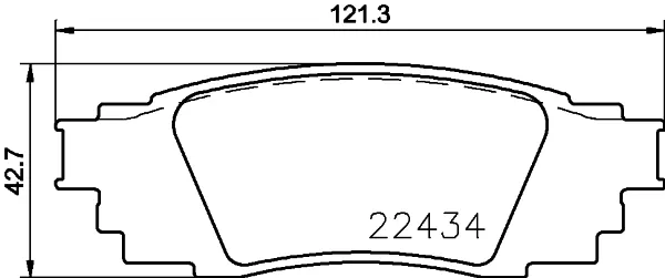 Задние тормозные колодки P83160 Brembo