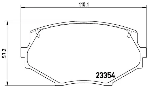Передние тормозные колодки P49020 Brembo