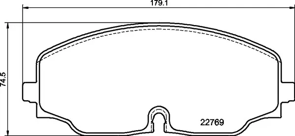 Передние тормозные колодки P85176 Brembo