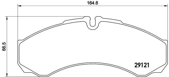 Передние тормозные колодки PA6021 Brembo