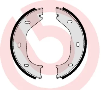Задние барабанные колодки S06505 Brembo
