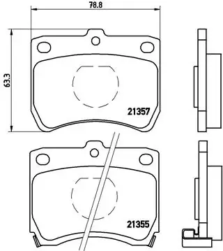 Передние тормозные колодки P49013 Brembo