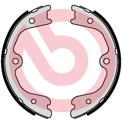 Колодки ручника S56552 Brembo