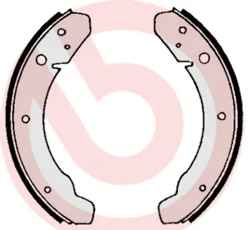 Задние барабанные колодки S85501 Brembo