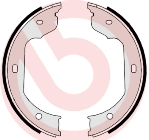 Колодки ручника S06511 Brembo