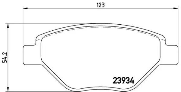 Передние тормозные колодки P68031 Brembo