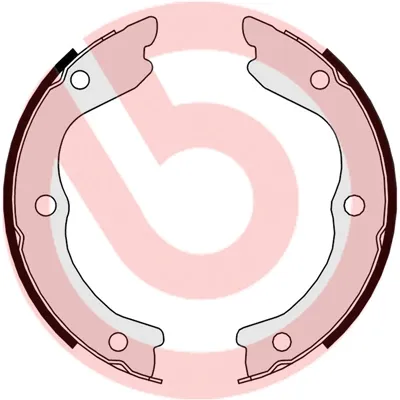 Колодки ручника S56543 Brembo