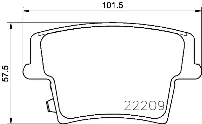 Колодки тормозные задние дисковые BREMBO P11040