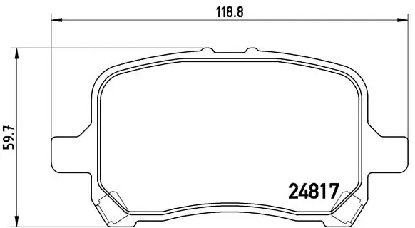Передние тормозные колодки P10014 Brembo