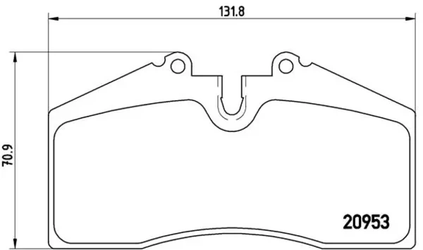 Передние тормозные колодки P65005 Brembo