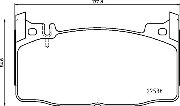 Передние тормозные колодки P50143 Brembo