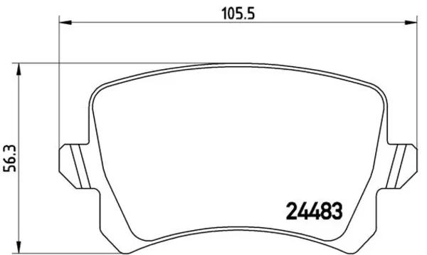 Тормозные колодки Volkswagen Passat Б5