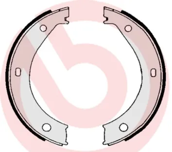 Колодки ручника S06503 Brembo