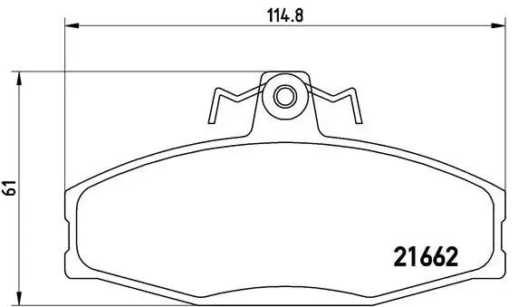 Передние тормозные колодки P85022 Brembo