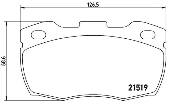 Передние тормозные колодки P44005 Brembo