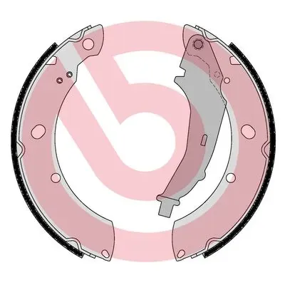 Задние барабанные колодки S85544 Brembo