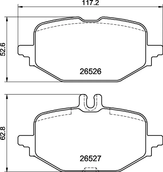 Задние тормозные колодки P50172 Brembo