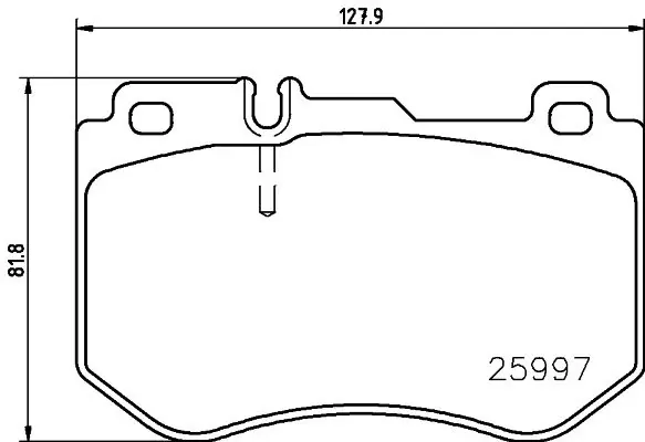 Передние тормозные колодки P50123 Brembo