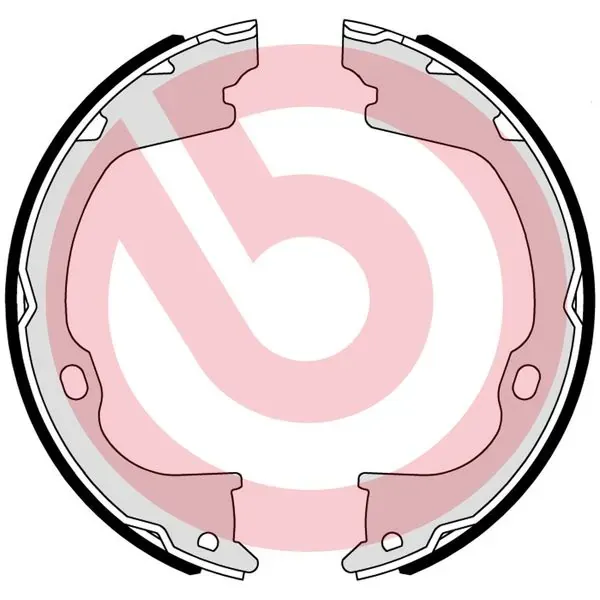 Колодки ручника S37510 Brembo