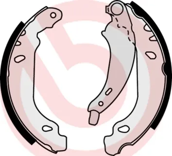 Задние барабанные колодки S61525 Brembo