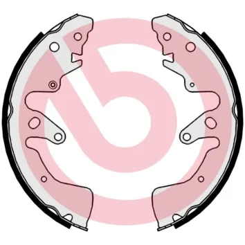 Задние барабанные колодки S79524 Brembo