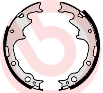 Задние барабанные колодки S10502 Brembo