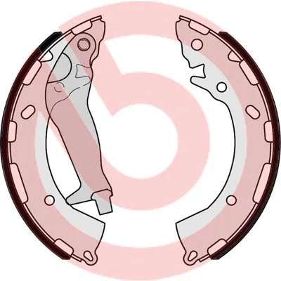 Задние барабанные колодки S30525 Brembo