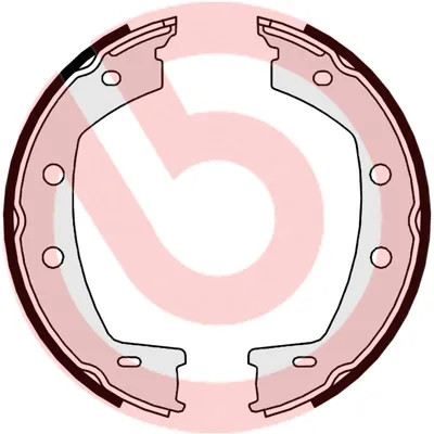 Задние барабанные колодки S44508 Brembo
