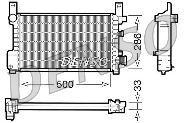 Радиатор 62076 Nissens