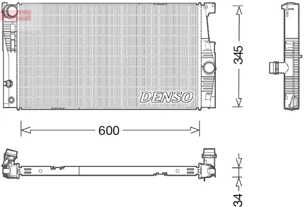 Радиатор DRM05005 Denso