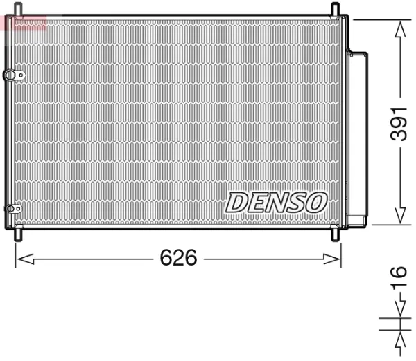 Радиатор кондиционера DCN50041 Denso