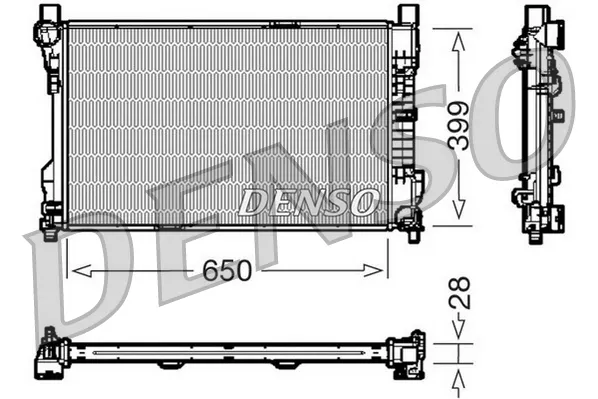 Радиатор DRM17080 Denso