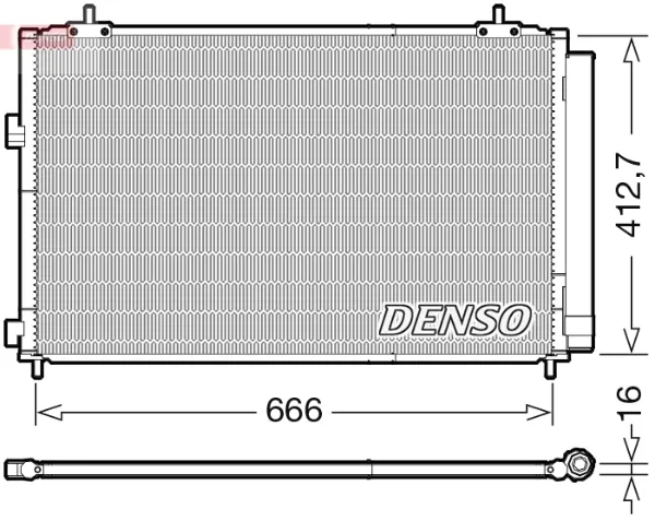 Радиатор кондиционера DCN50059 Denso