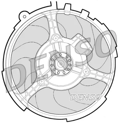 Электровентилятор охлаждения DER09060 Denso