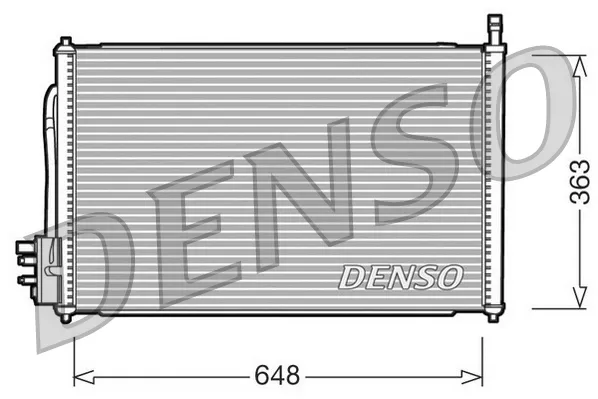 Радиатор кондиционера DCN10006 Denso