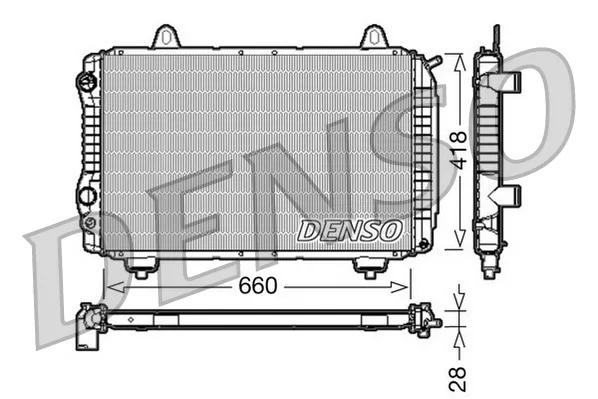 Радиатор DRM09071 Denso