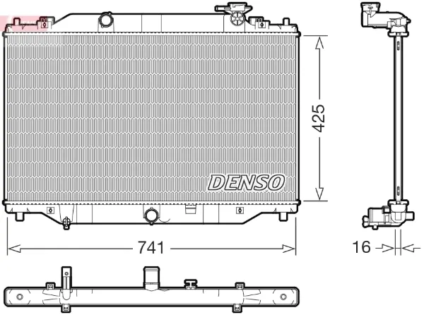 Радиатор DRM44053 Denso