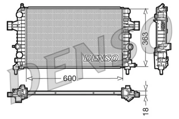 Радиатор DRM20103 Denso