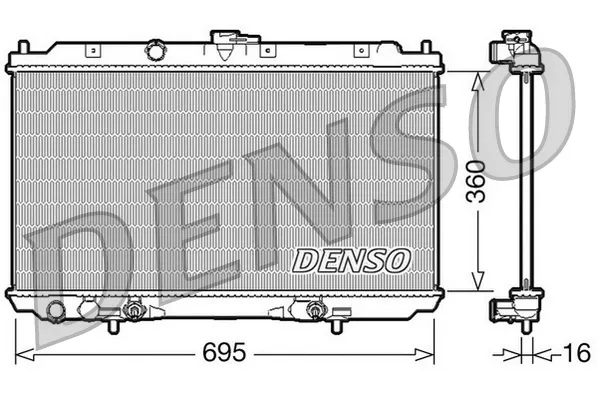 Радиатор DRM46024 Denso