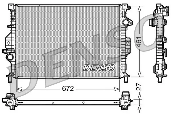 Радиатор DRM10069 Denso