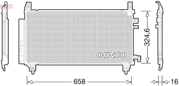 Радиатор кондиционера DCN50046 Denso
